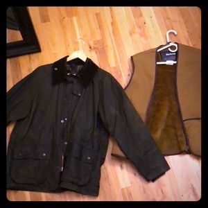 Barbour Classic Bedale and Pile Lining size 40